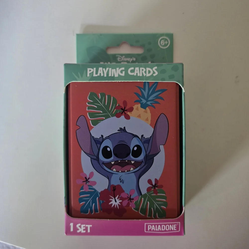 Lilo‎ and Stitch Playing Cards in tin New